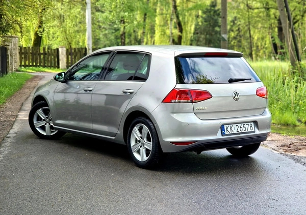 Volkswagen Golf cena 42800 przebieg: 158000, rok produkcji 2013 z Kraków małe 742